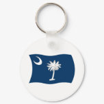 South Carolina Flag Keychain