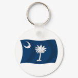 South Carolina Flag Keychain