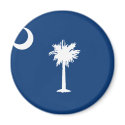 SOUTH CAROLINA FLAG magnets
