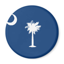 SOUTH CAROLINA FLAG magnets