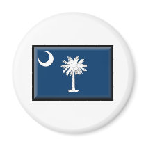 South Carolina Flag Refrigerator Magnet