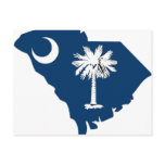 South Carolina Flag Map