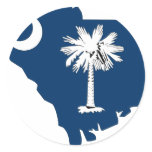 South Carolina Flag Map