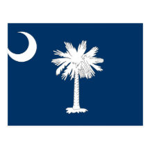 South Carolina Flag Post Card