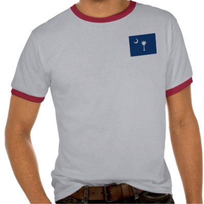SOUTH CAROLINA FLAG TSHIRTS by flagshirts