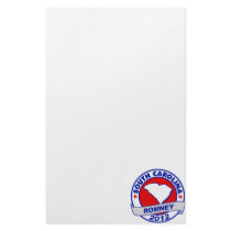 South Carolina Mitt Romney Personalized Stationery