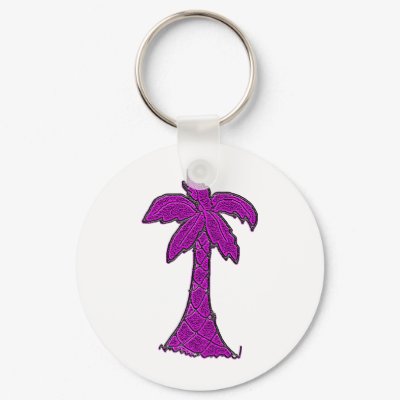 south carolina palmetto tree key chain by lissame73