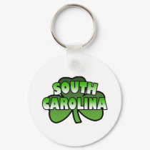 South Carolina Shamrock Keychain by irish_shirts South Carolina Shamrock Keychain