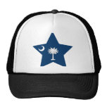 South+Carolina Star Mesh Hats