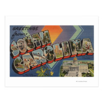 South Carolina (State Capital/Flower) postcards