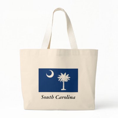 South Carolina State Flag Tote Bags by TheFlagStore