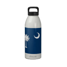 South Carolina State Flag Liberty Bottle Water Bottle