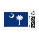 South Carolina State Flag Postage Stamp