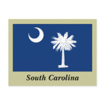 South Carolina State Flag Postcard