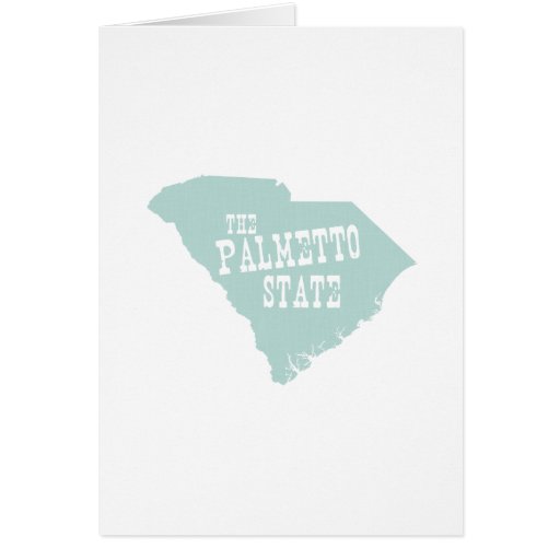 South Carolina State Motto Slogan Card