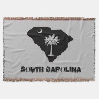 South Carolina 'State & Palmetto Tree' Blanket