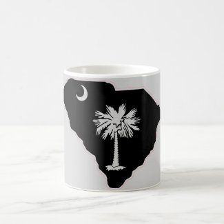 South Carolina 'State & Palmetto Tree' Coffee Mug