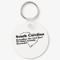 South Carolina State Slogan keychains