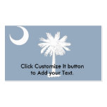 South Carolina, United States flag Business Card Templates