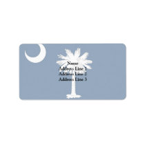 South Carolina, United States flag labels