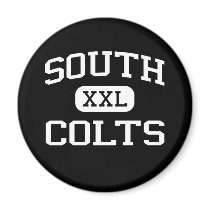 South - Colts - High School - Pueblo Colorado magnets by customteamsportswear South - Colts - High School - Pueblo Colorado magnets