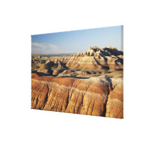 South Dakota, Badlands National Park, Badlands Canvas Print