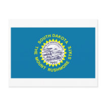 South Dakota FLAG International postcards by flagshirt South Dakota FLAG International postcards