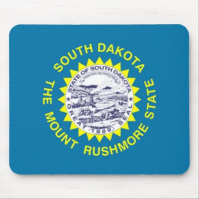 South Dakota Flag Mousepad by jacinto888