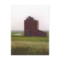 South Dakota Grain Elevator Postcard by nathanjo12 South Dakota Grain Elevator Postcard