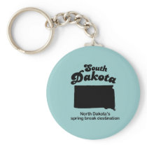 South Dakota - North Dakota's spring break Keychain