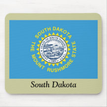 South Dakota State Flag Mouse Pads