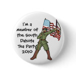 South Dakota TEA PARTY BUTTON