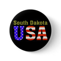 South Dakota USA! buttons by All50States South Dakota USA! buttons