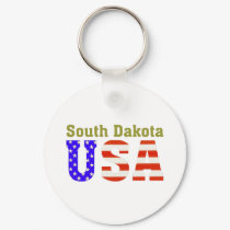 South Dakota USA! keychains by All50States South Dakota USA! keychains