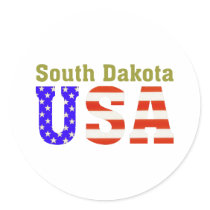 South Dakota USA! stickers