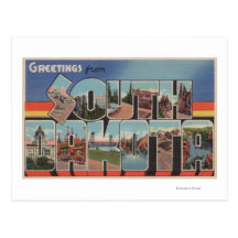 South DakotaLarge Letter ScenesSouth Dakota Postcard