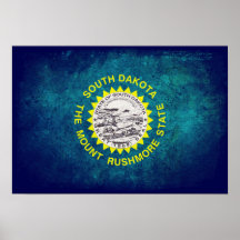 South Dakotan Flag Print