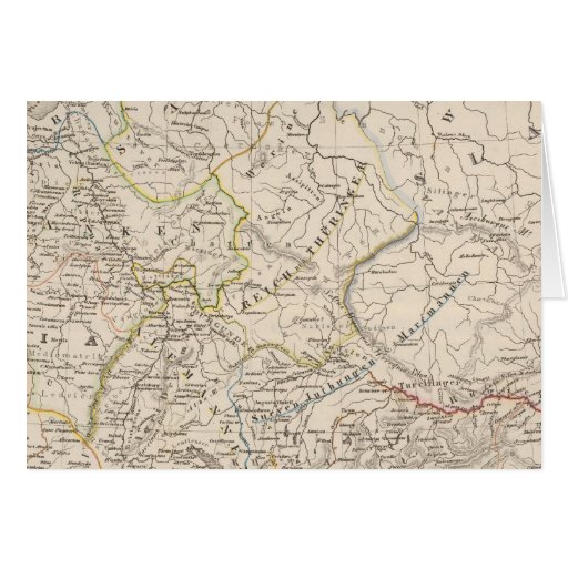 South Danube countries Greeting Cards