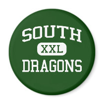 South - Dragons - Junior - Brockton Massachusetts magnets