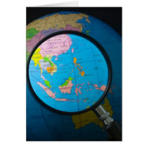 South east Asia in focus Greeting Card