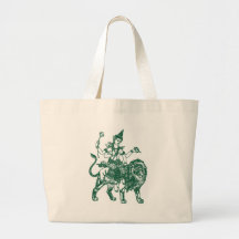 SOUTH EAST ASIAN SITTING BUDDHA ON LION BAGS