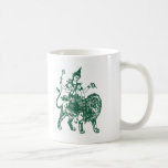 SOUTH EAST ASIAN SITTING BUDDHA ON LION COFFEE MUG