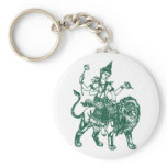 SOUTH EAST ASIAN SITTING BUDDHA ON LION keychains