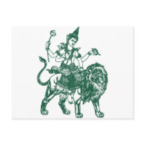 SOUTH EAST ASIAN SITTING BUDDHA ON LION postcards by saythany SOUTH EAST ASIAN SITTING BUDDHA ON LION postcards