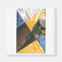 South For Winter Fridge Magnet
