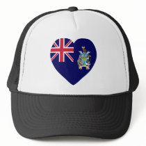 South Georgia Flag Heart hats