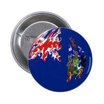 South Georgia Gnarly Flag buttons