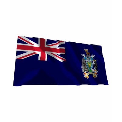 South Georgia & the South Sandwich Islands Waving  Tee Shirt by Vexillophile