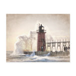 South Haven Michigan Lighthouse Post Cards