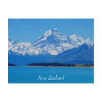 South Island mountains postcard